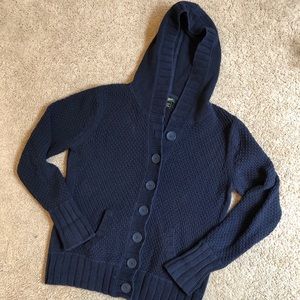 FINAL SALE Hooded Cable Knit Sweater